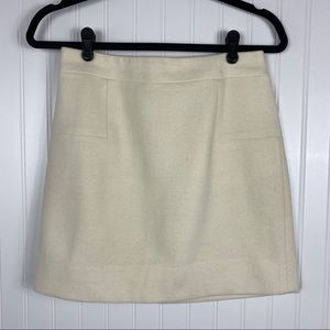 J. Crew Wool Mini Skirt